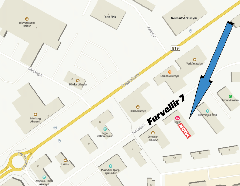 Ný staðsetning Motul